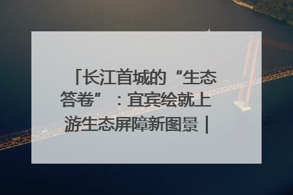 长江首城的“生态答卷”：宜宾绘就上游生态屏障新图景｜中华环保世纪行