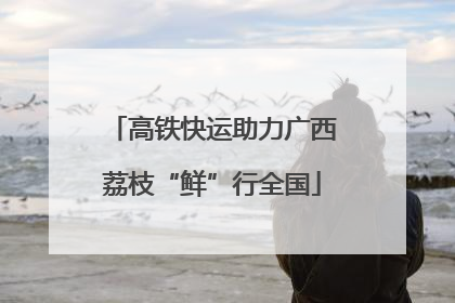 高铁快运助力广西荔枝“鲜”行全国