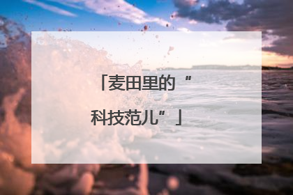 麦田里的“科技范儿”