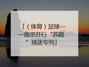 （体育）足球——南京开行“苏超”球迷专列