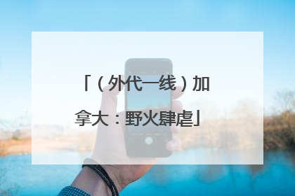 （外代一线）加拿大：野火肆虐