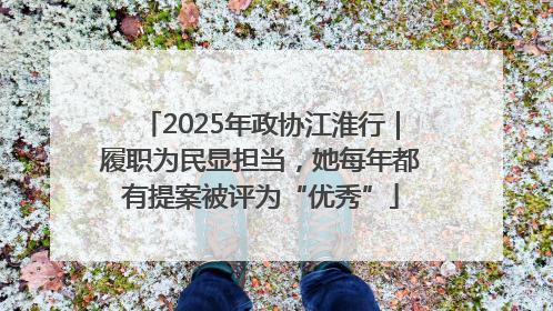 2025年政协江淮行｜履职为民显担当，她每年都有提案被评为“优秀”