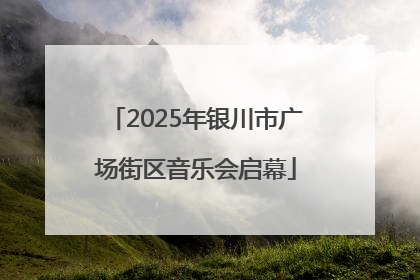 2025年银川市广场街区音乐会启幕