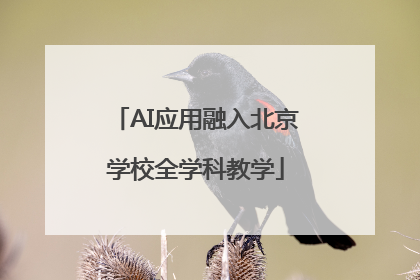 AI应用融入北京学校全学科教学