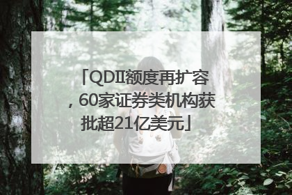QDII额度再扩容，60家证券类机构获批超21亿美元